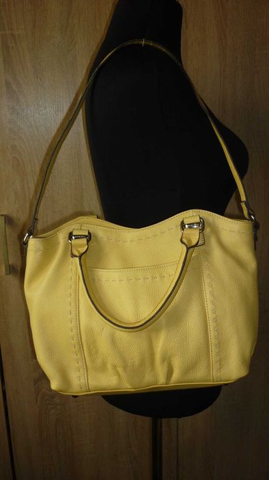 Tignanello- skórzana letnia torba na ramię i do ręki