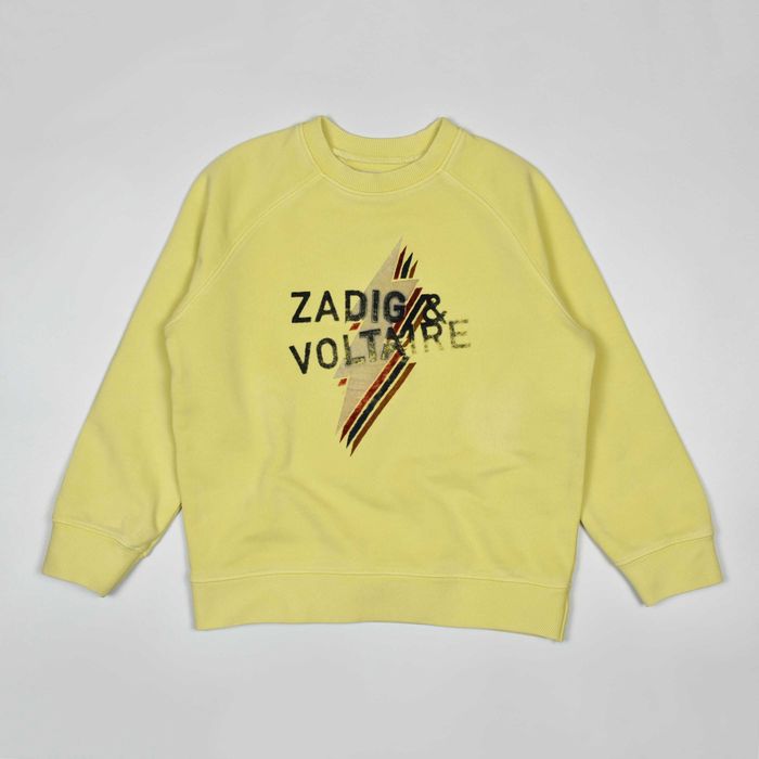 ZADIG & VOLTAIRE 5 років 108-110 см світшот кофта реглан светр жовтий