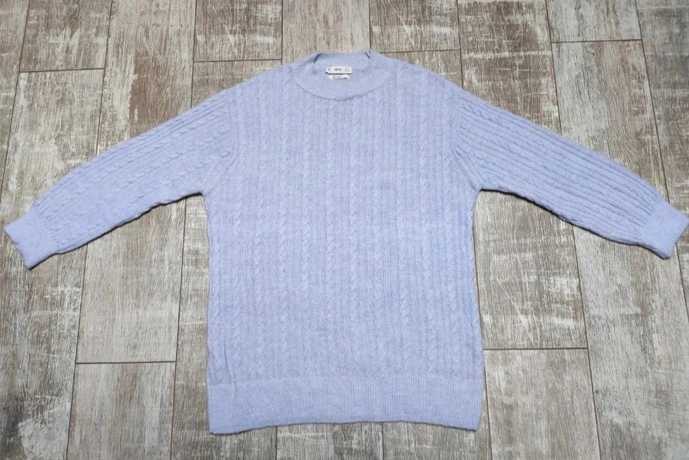 Liliowy sweter półgolf oversize Mango rozmiar S, 36
Długość całkowita