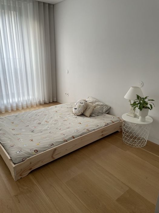 Cama Montessori Lufe Mendi 140 + colchão Ikea