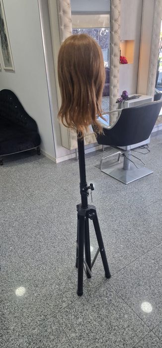 Cabeleiras de treino com cabelo 100% natural