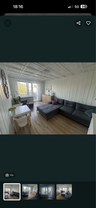 Mieszkanie 65 m2 centrum  ul Swoboda Glowno 3 pokoje