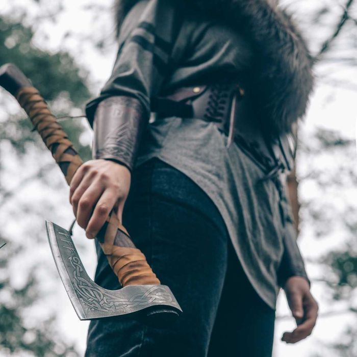 Сокира вікінгів Залізобокий TR14 Топор подарочный ручной работы