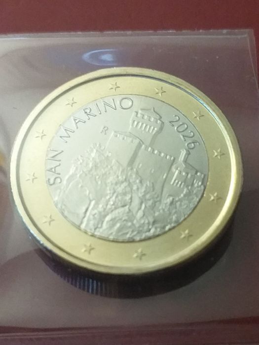 Monety 1 euro z różnych państw