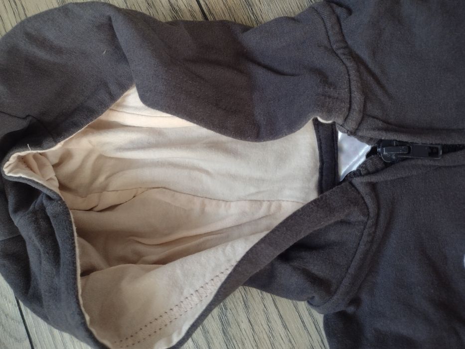 Bluza z kapturem falbanki dla dziewczynki r. 92