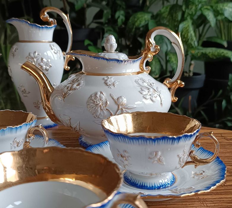 Porcelanowy serwis do herbaty – Królewska Miśnia