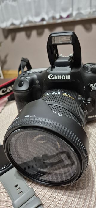 Canon 7D mark ii, Sigma DC 17-50mm f.2.8 EX HSM  2130 zdięć!! OKAZJA!