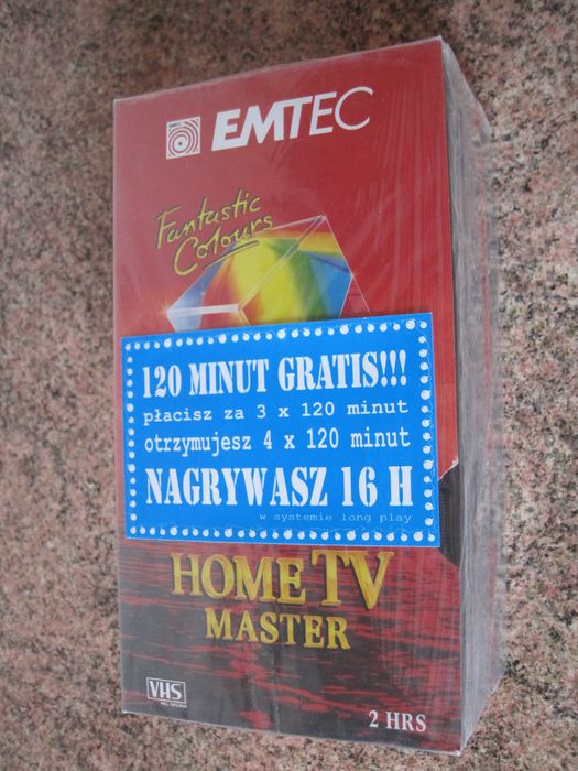 Kasety VHS 3 szt. nowe