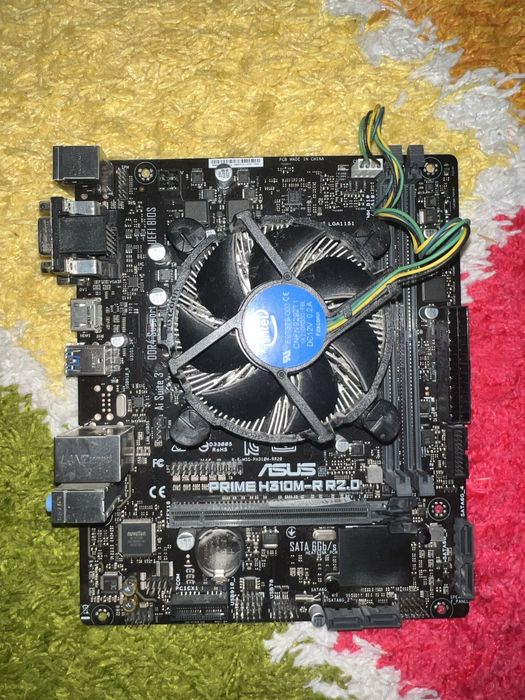 Комплект (Материнська плата + процессор intel core i3 9100-f): 2 200 ...