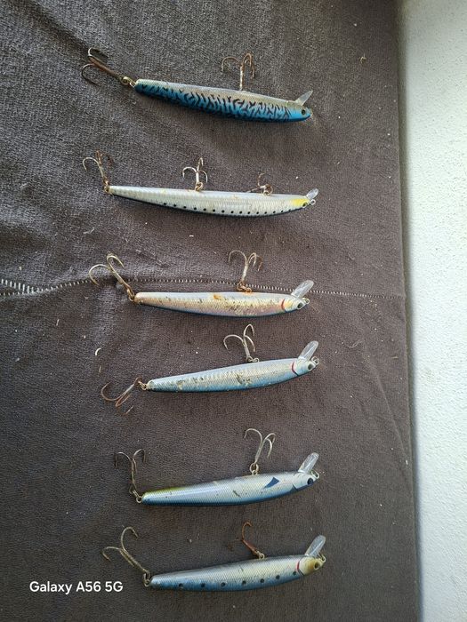 Pesca, canas , carretos e amostras