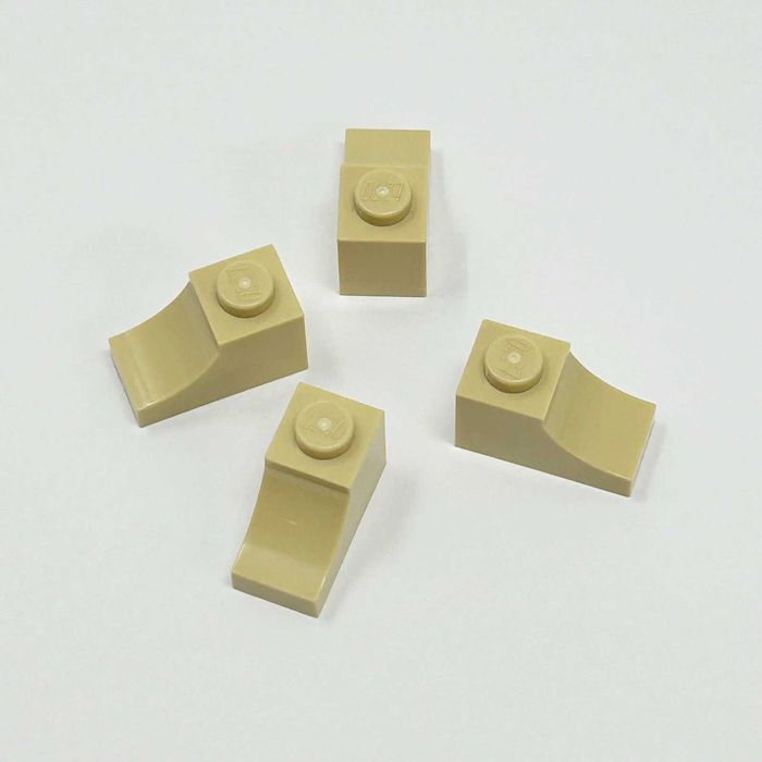 LEGO Łuk most Arch 1x2 Inverted piaskowy Tan 6383295 78666