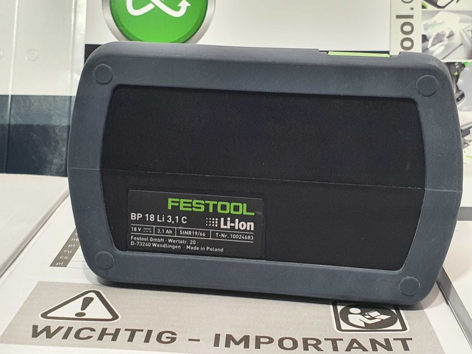 Akumulator FESTOOL 18v 3,1Ah do wkretarka klucz szlifierka bateria