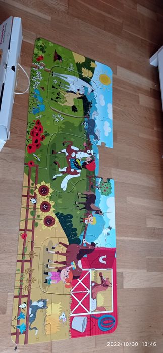 Duzy zestaw zabawek gier  puzzli  Pucio Czczu