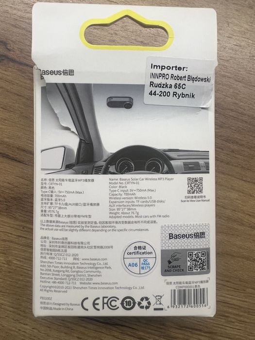 Transmiter FM Bluetooth