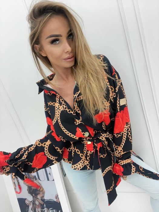 Koszula elegancka Agatha Fashion od S do XXL OVERSIZE MIX WZORÓW