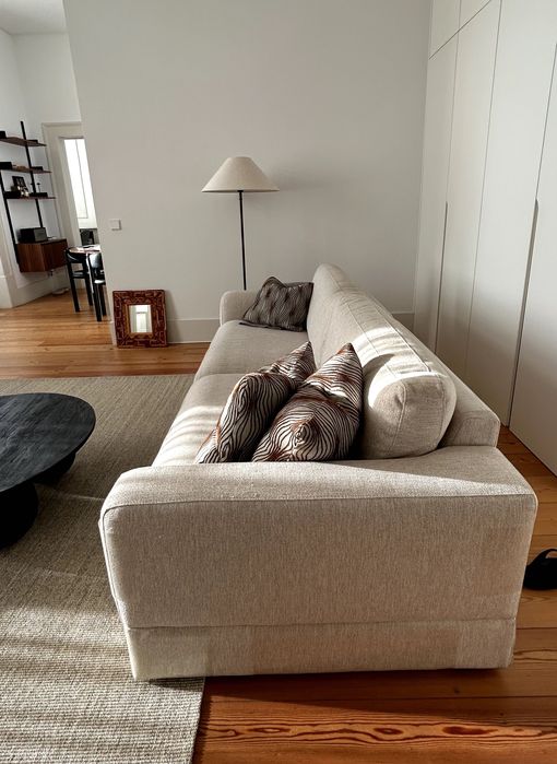 Area Store Magnus Sofa, 256cm, beige. Sofá, bege