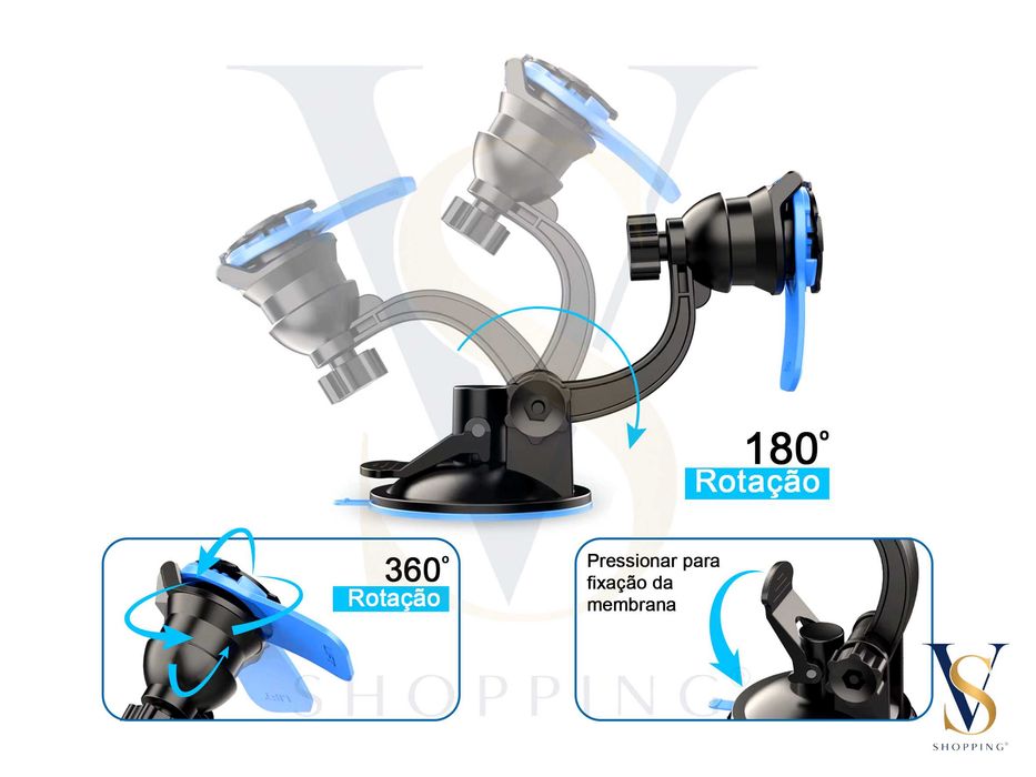 Suporte telemóvel género Quad Lock para automóvel