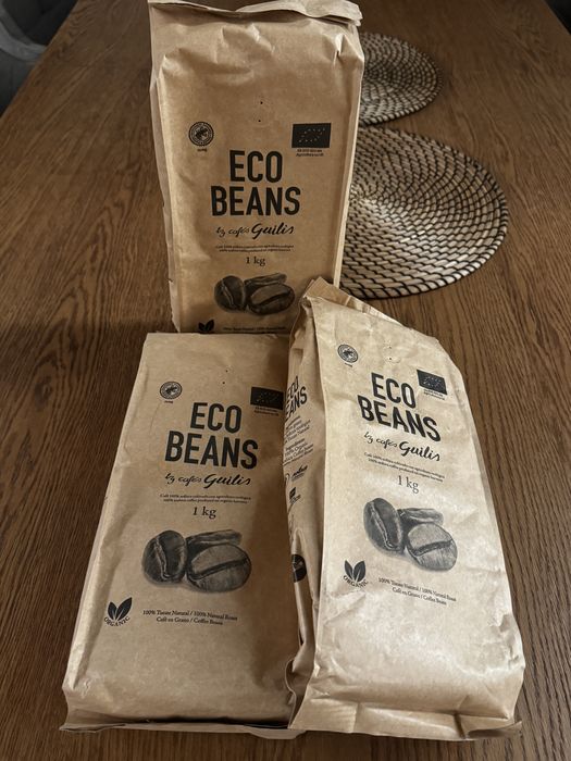Kawa ziarnista Eco Beans by cafes Guilis 3 kg. Kawa BIO