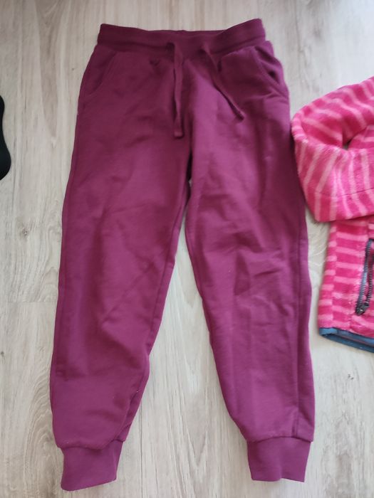 Zestaw lupilu spodnie dresy bluza polar 122 cm wiosna lato