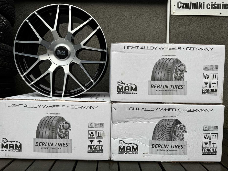 Felgi 19cali MAM VW Jetta Golf Phateon Passat T-Roc ET30 nr9061A