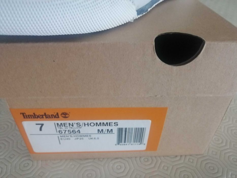Náuticos Timberland 40 amarelos e brancos