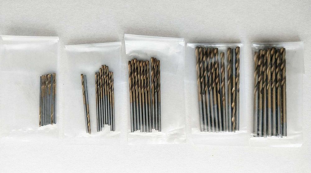 Сверла набор 1-3 мм, 50 шт.