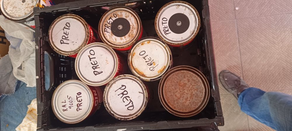 Latas de tinta 0,75ml
