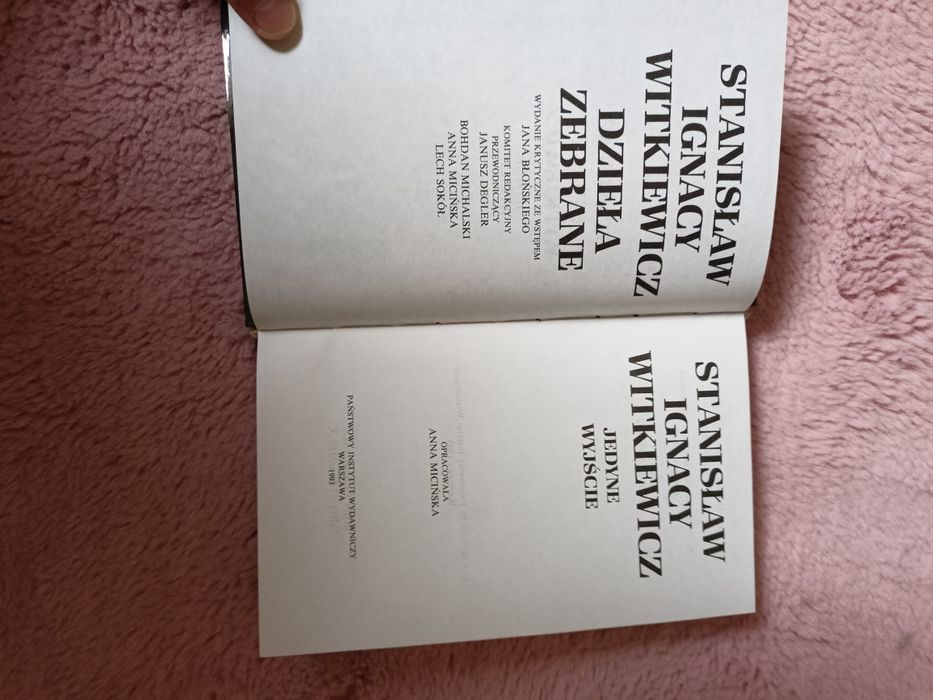 Stanisław Ignacy Witkiewicz Jedynie Wyjście