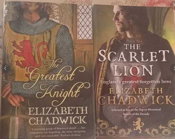 SALDOS 2 books : "The greatest Knight" e "The Scarlet lion", os 2 livros por 10 euros + portes de envio
