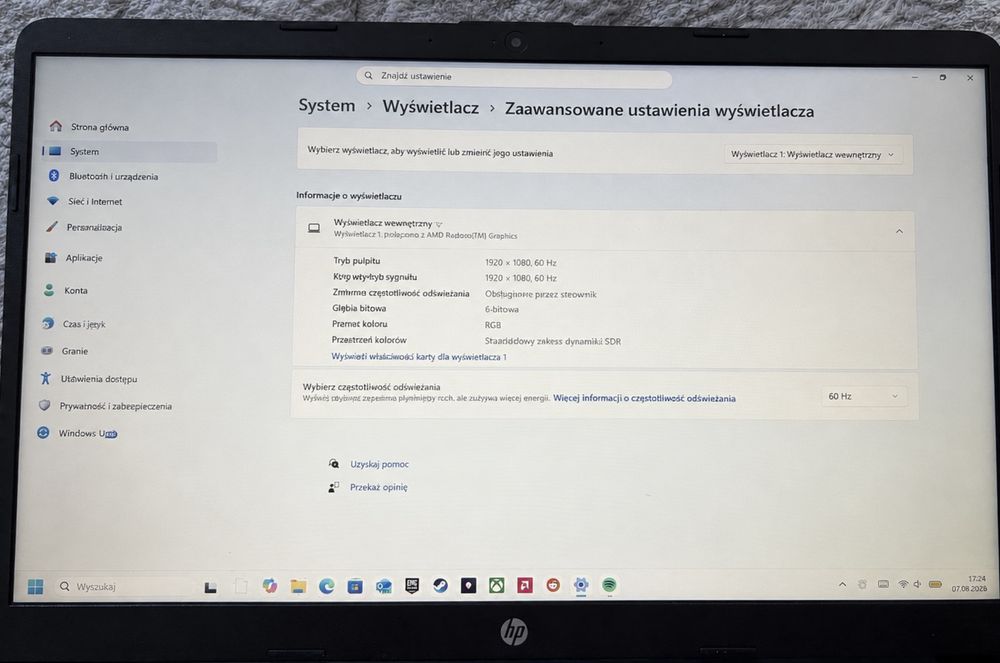 Laptop Hp 15s ryzer 5 512 gb ssd