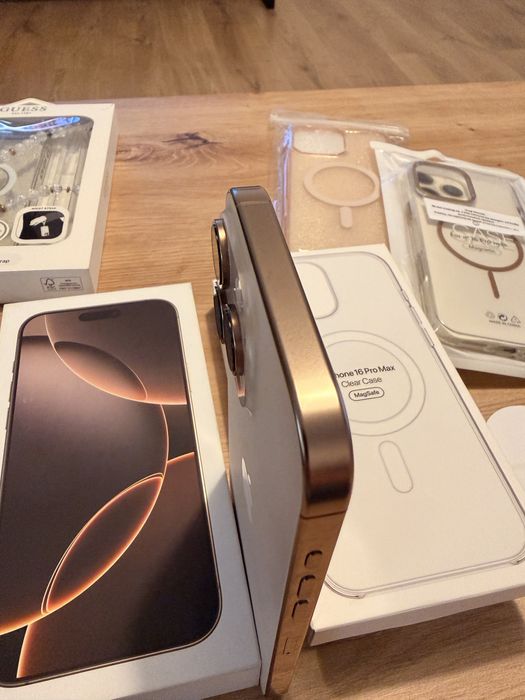 IPhone 16 Pro Max 256gb Desert Titanium, stan idealny, 97%, Polska!