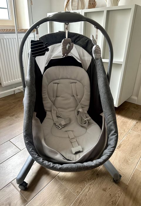 Chicco, Baby Hug Air 4in1, wielofunkcyjne łóżeczko-krzesełko, Titanium