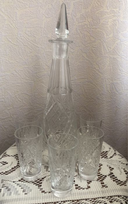 Набор для вина хрустальный