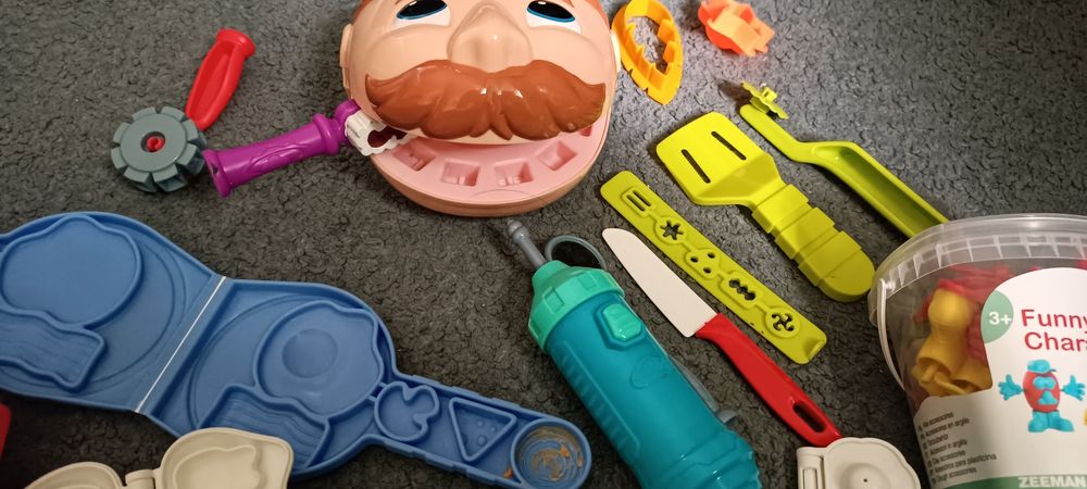 Play doh dentysta psi patrol jedzenie plastelina