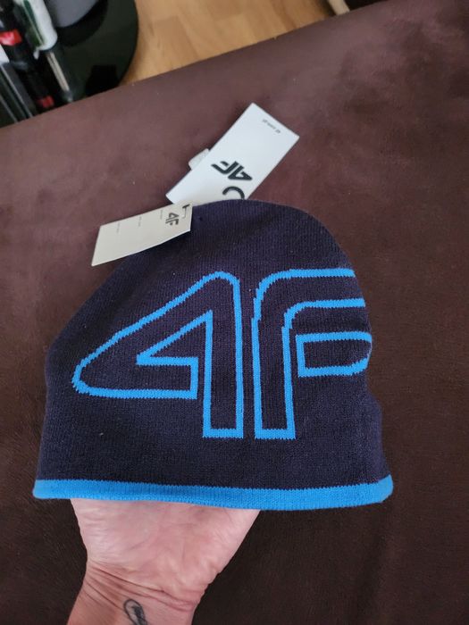 Czapka 4f zimowa granatowa