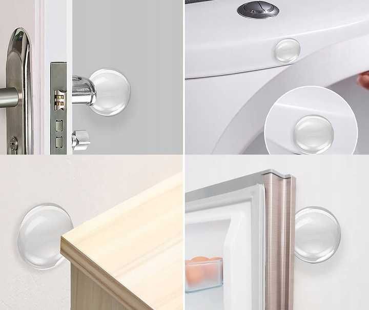 Odbojnik przyklejany ochraniacz mebli drzwi 3 cm