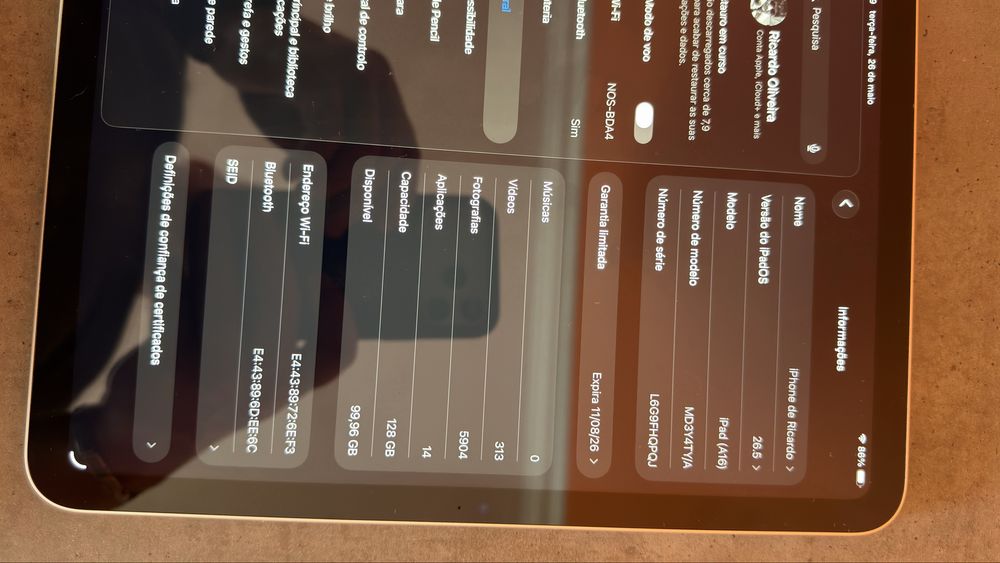 ipad a16 2025 128gb novo