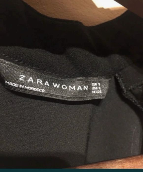 Mała czarna ZARA z chockerem NOWA r.S