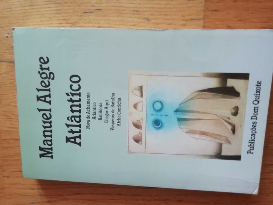 Livro poesia Atlântico Manuel Alegre