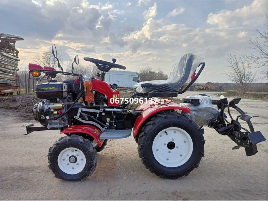 Мототрактор KENTAVR 10D (1350) Дизель 4x4 Кентавр з фрезою доставка безкоштовна під самий двір гарантія сервіс