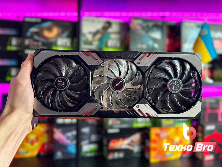 Гарантія! RX 6800 16GB Asrock Phantom Gaming D ігрова відеокарта пк