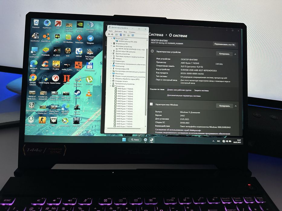*НОВЫЙ! Игровой Asus TUF GAMING 2024г