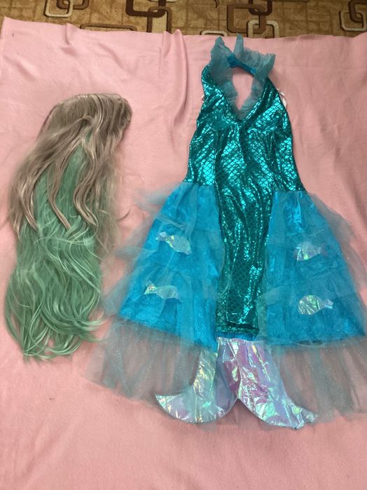 Платье карнавальное Ведьма Королева Клоунесса Кикимора Морячка Русалка