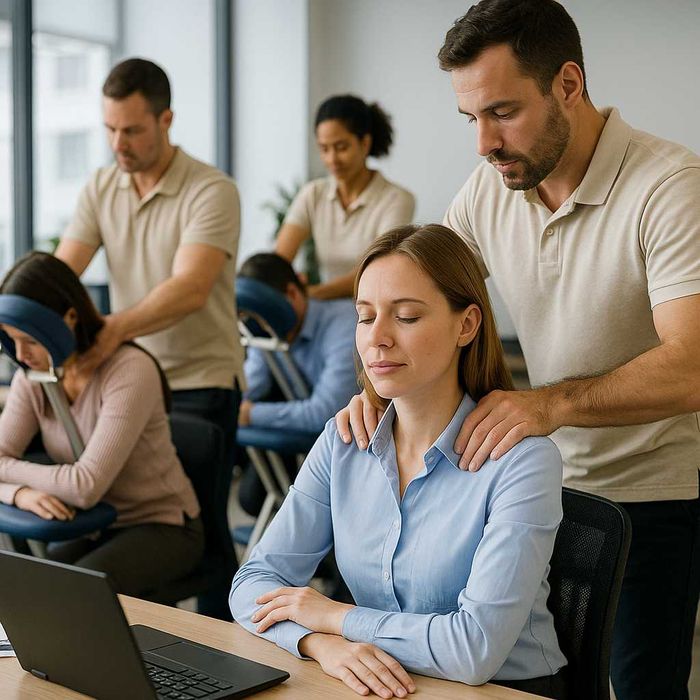 Masaże biurowe dla firm - Szczecin i okolice