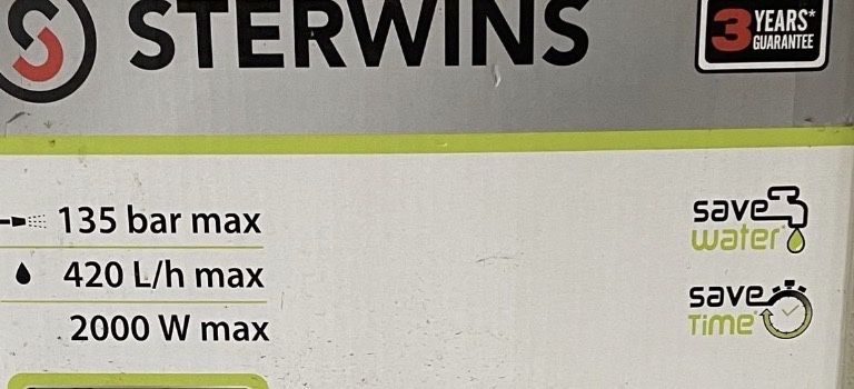Maquina de lavar a pressao sterwins 135