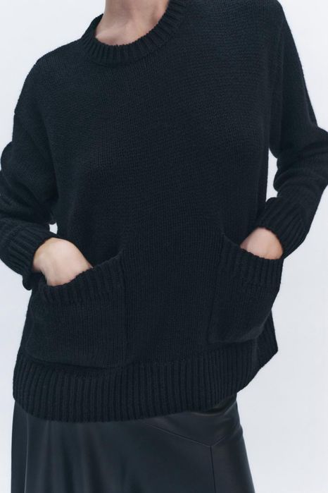 Розпродаж чорні теплі светри від h&m та zara