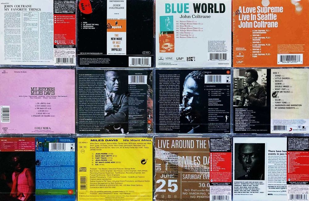 (17) Продам нові CD: John Coltrane, Miles Davis