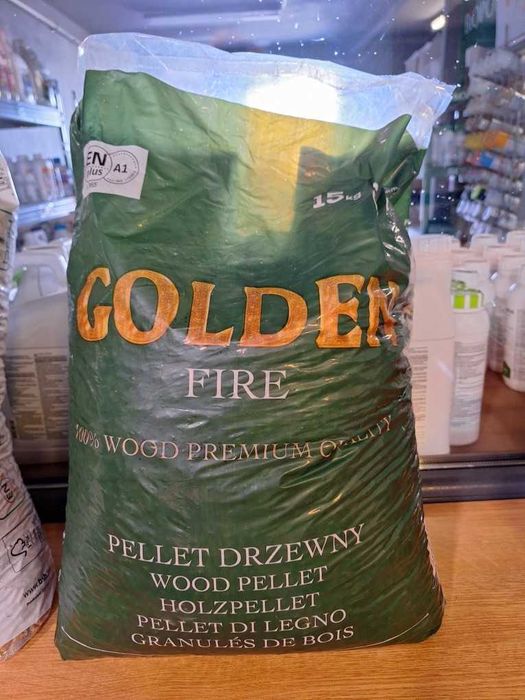 Golden fire pellet