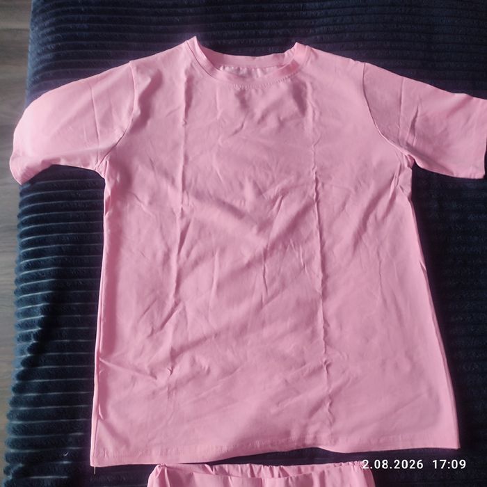 Komplet damski bawełniany t-shirt i legginsy nowy