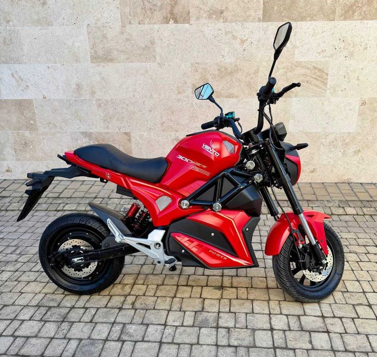 Електробайк Little Monster 2800W Права не треба Електро мотоцикл RED